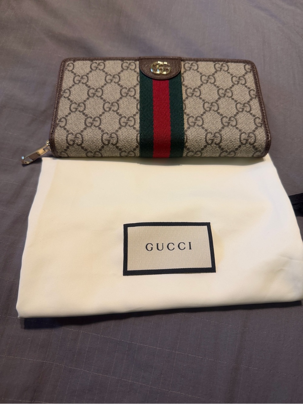 Gucci Ophidia long wallet zip around new